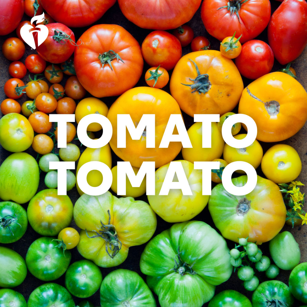 HeartNews's tweet image. Tomato? Tomato. It doesn’t matter how you say it, tomatoes are good for the heart. 🍅 have antioxidants, vitamin A and C, folic acid, beta-carotene and two key nutrients that have a big impact on heart health: lycopene and potassium. So #AddColor to your diet with tomatoes!