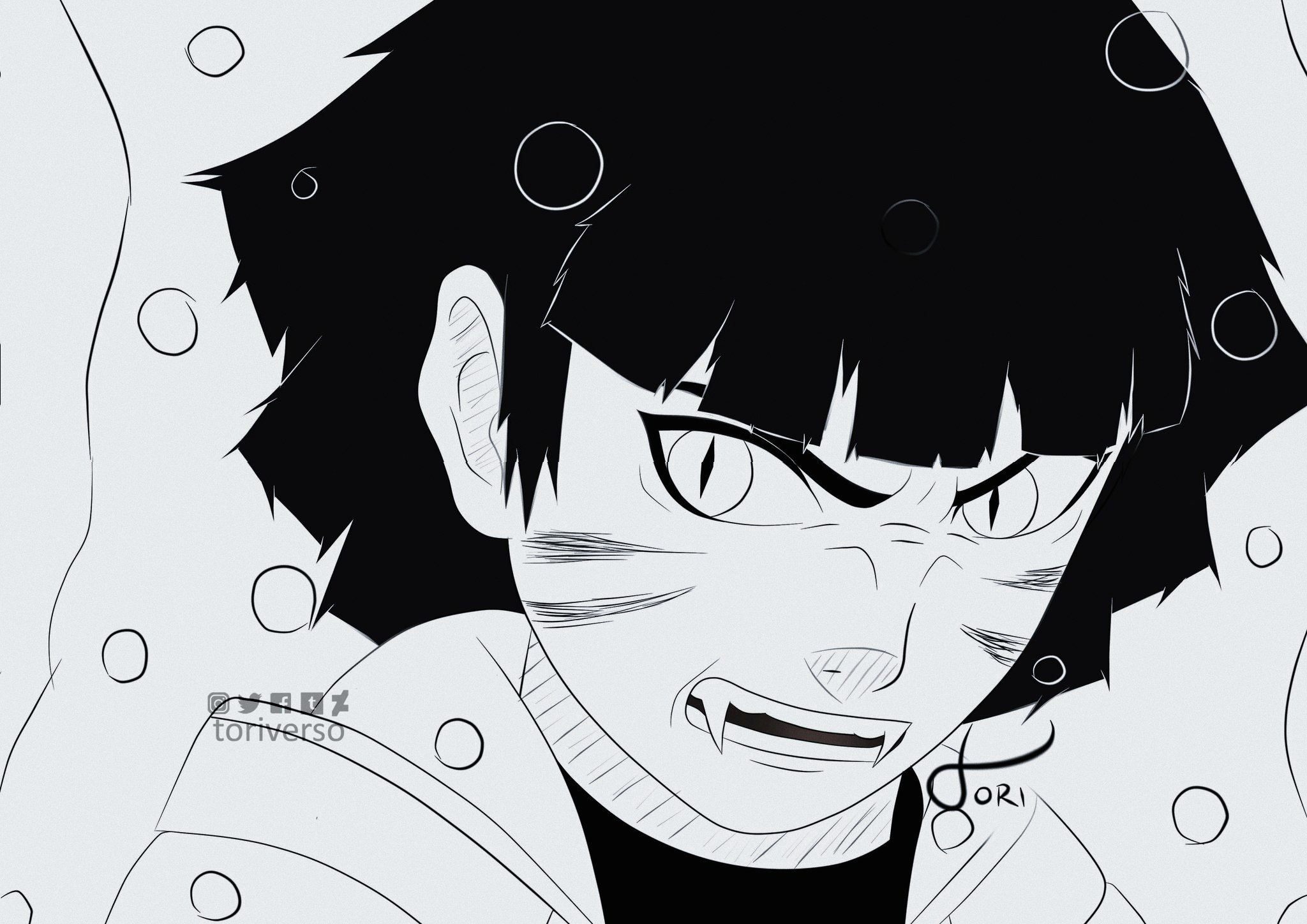 Desenho de Himawari Uzumaki para colorir  Desenhos para colorir e imprimir  gratis