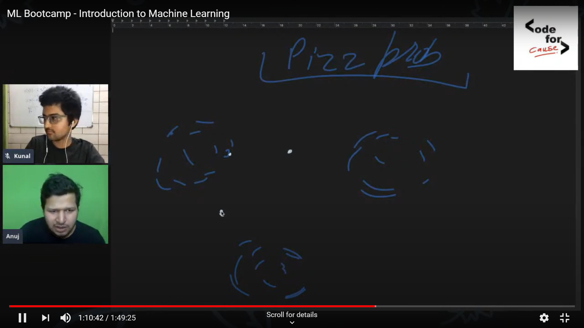 poojagera0_0's tweet image. #CodeForCause #MLBootcamp #Day1of30
Simple language + carefully curated content + real life examples = Recipe of best tutorials
Thank You @kush_kunal @KeenWarrior @codeforcauseIn for bringing this series, can't wait for more :D