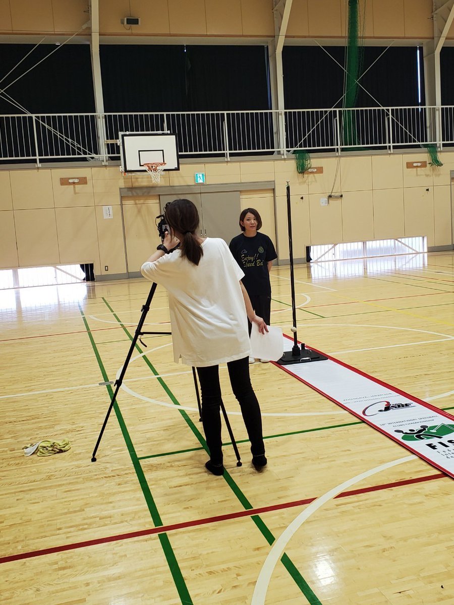 JAPAN_SPEEDBALL's tweet photo. フジテレビ めざましテレビの「キラビト！」で、石田里美選手が紹介されます。
放送日時 ７月２４日朝６時１５分頃
コロナウイルス感染対策をしながらの撮影をしました。
ぜひご視聴ください！！

#NPO法人日本スピードボール協会
#スピードボール
#キラビト

https://t.co/A09L7ux5FO https://t.co/TG6RdZyuVx