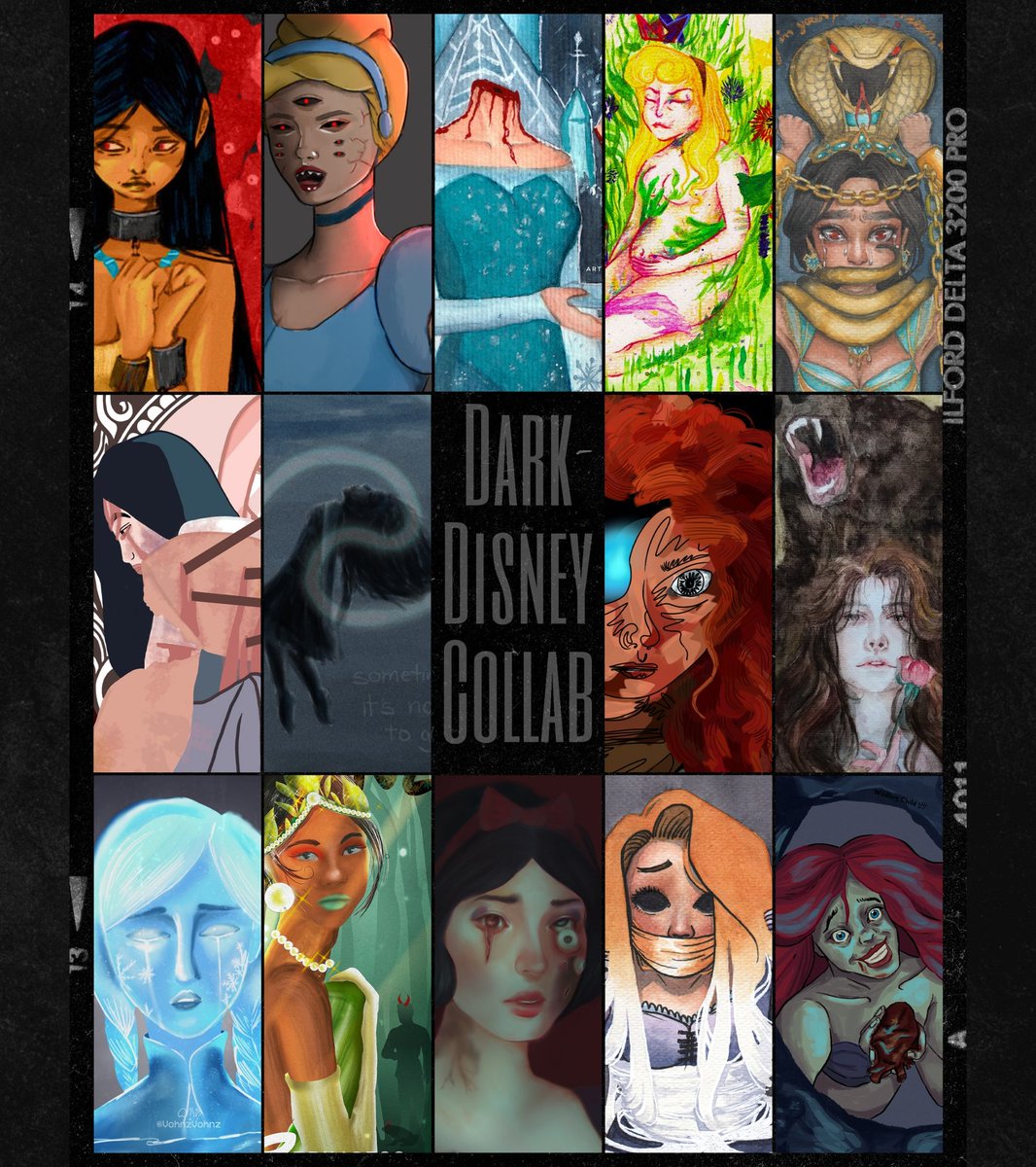 #HappilyNeverAfter
'It's easy to make you dead, I'll just have to make you suffer.' 

#DarkDisneyCollab