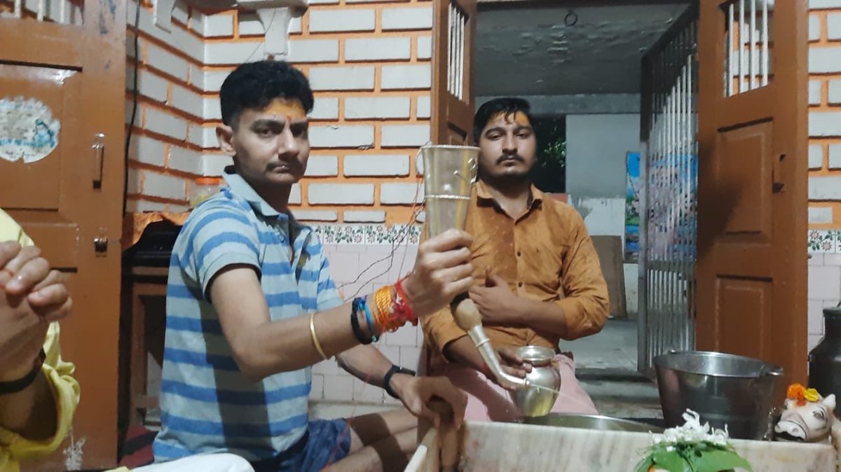idhananjay's tweet photo. Day 4 #saavan #RudraAbhishek #omnamahshivay #djbeinghuman @anamikamber https://t.co/3r1GAApjUi