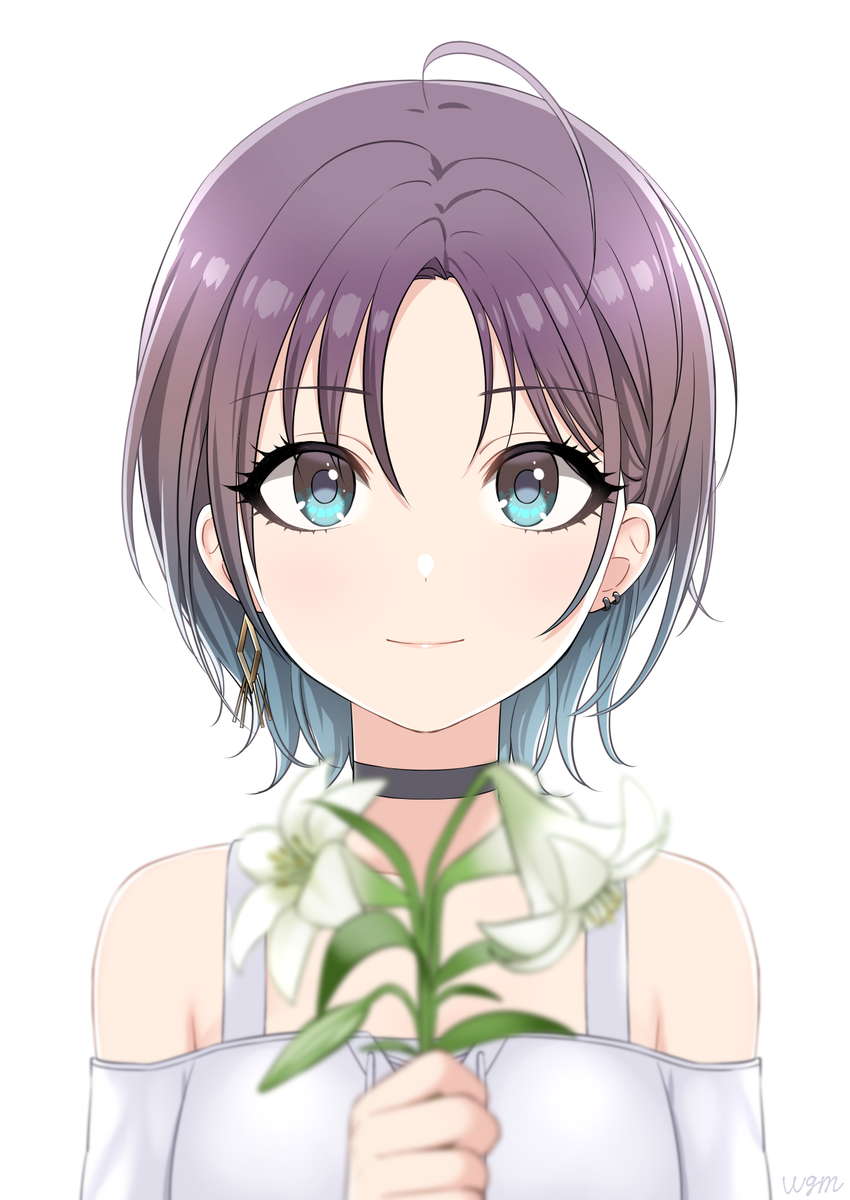 浅倉透 「透明感ありすぎ顔が良すぎな浅倉透ちゃんを描きました
#シャニマス 」|wgm🍜Skeb停止中のイラスト