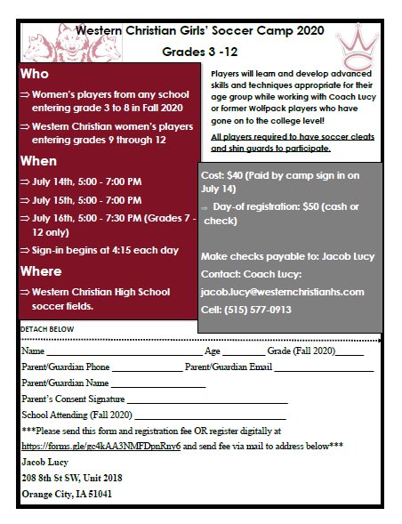 THREE DAYS! 

There’s still time to sign up! We will have day-of registration available as well!