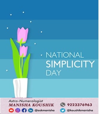 KoushikManisha's tweet photo. National Simplicity Day 12th July.
Simplicity is the essence of Happiness. "There is no greatness where there is no simplicity, goodness and truth."- Leo Tolstoy
#NationalSimplicityDay #LifeOnEarth
#SimplicityOfLife https://t.co/YrI98LFpVP