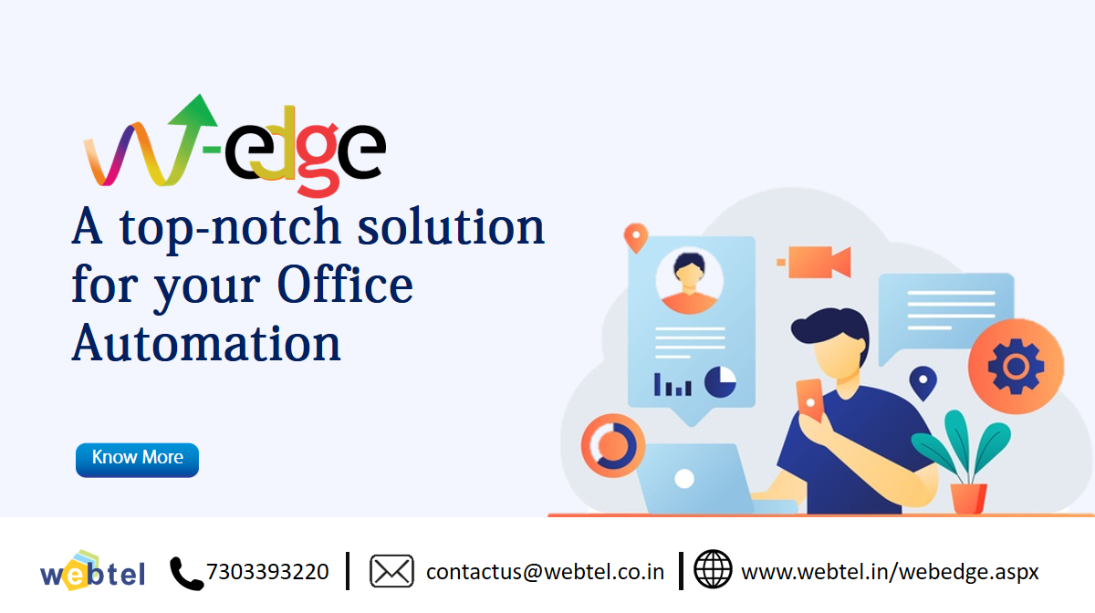 webteldotin's tweet photo. Looking for a solution to automate your office?
#Webtel #WebEdge is here for you. Fill a short form to know more π https://t.co/1Wmrt9GMSQ
#Webtel #ERP #OfficeAutomation #CAOfficeAutomation #CSOfficeAutomation #OfficeManagementTool #RemoteWork #CyberSecurity #DataProtection https://t.co/ZKOx45PBzv