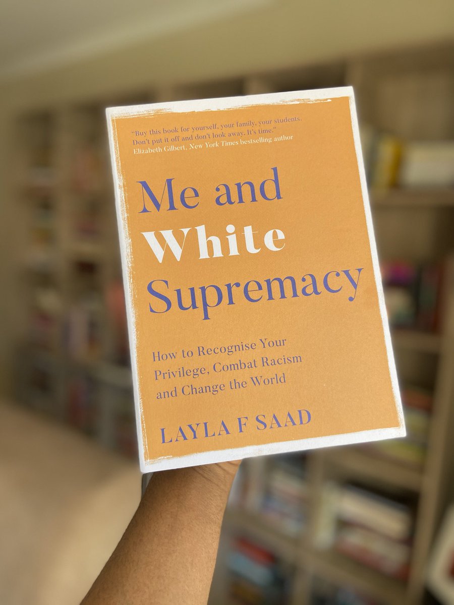 Book 19: Me and White Supremacy by Layla F. Saad‘Systems do not change unless the people who uphold them change, and each person is responsible for upholding the system.’This book is very useful for white people who are committed to starting the internal work of anti-racism.