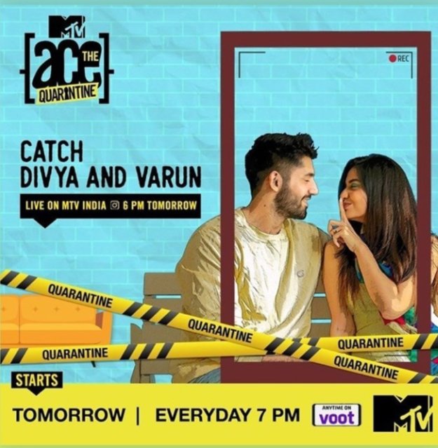 divrun_lifeline's tweet photo. Must watch MTVAceTheQuarantine Tonight 7pm at mtv #MTVAceTheQuarantine
@VSood12
@divyaagarwal_offical
#divyavarun
#divyakiarmy #teamsood #rahulandanjali #bestfreind
#couplesgoals #roadiesinsider
#roadiesrealheroes #roadies #aceitvarun #aceitdivya #aceofspace #raginimmsreturns2 https://t.co/3UFXjS9rDm