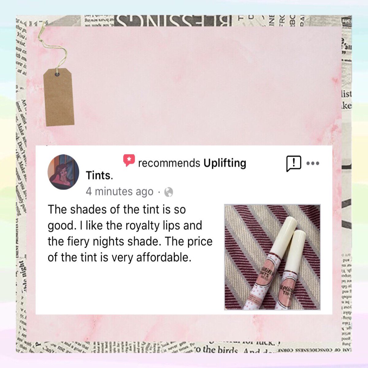 UpliftingTints's tweet photo. Thank you for the positive feedbacks, customers!🤩
We’re more than happy to know that you love them! Stay beautiful!
#UpliftingTints https://t.co/uHWJtWrQQa