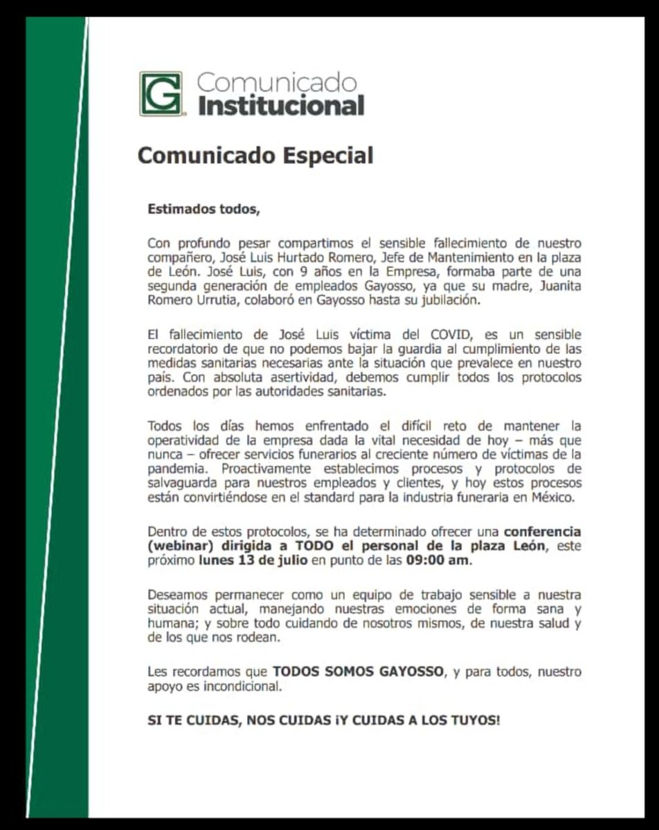 manueletter's tweet photo. @LeonSaludable @News_Leon @Noticias_Leon @CNDH @STPS_mx @lopezobrador_ @GayossoOnLine @HLGatell @SaludGuanajuato
No podíamos tener un resultado diferente!!! NO CONFERENCIAS... DALES PROTECCIÓN ADECUADA!! https://t.co/16UnLmdO9I