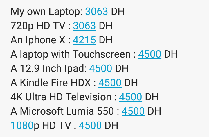 So by inputing the same data and emulating different devices (and clearing cookies everytime) i could check if the price varies depending on your device. So I did just that and weirdly enough here are the results: