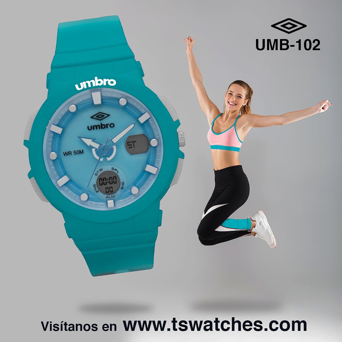 umbrowatches's tweet photo. A la hora de hacer ejercicios, el salto es una actividad que hemos practicado desde pequeños en la gran mayoría de los juegos. Es divertido y útil para perder peso y fortalecer las piernas. ¿Que esperas? Ah, saltar y no olvides adquirir este UMB-102-3. https://t.co/NFD2JLCcih