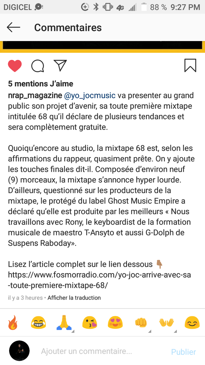 yojocmusic's tweet photo. Lisez l’article complet sur le lien dessous 👇🏽 
https://t.co/Op8QI37zjm

#HaitianTwitter #haitian #Haiti #Magazine #post #artist #caribbeanartist #France #Canada #usa #Guadeloupe #martinique #entanglement https://t.co/n0Y6GWYiBU