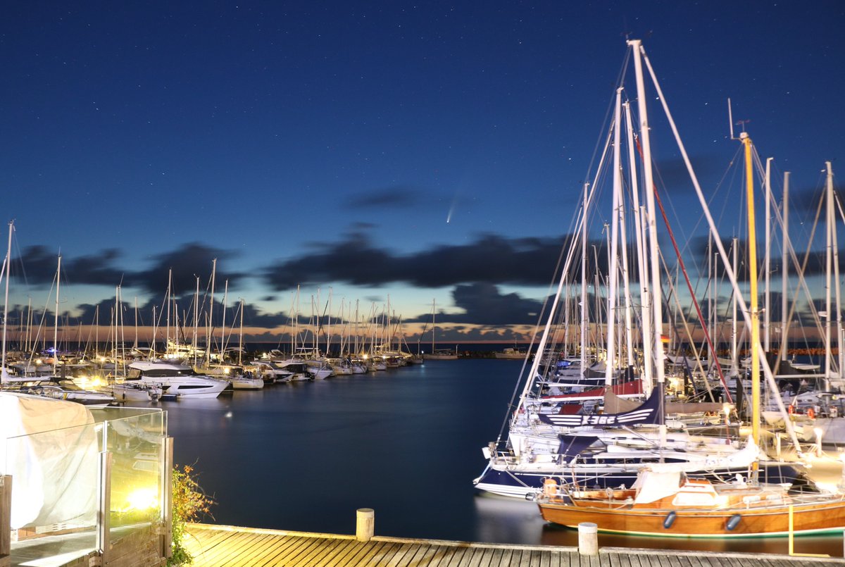 Welcome to #kühlungsborn, #C/2020F3 #neowise!