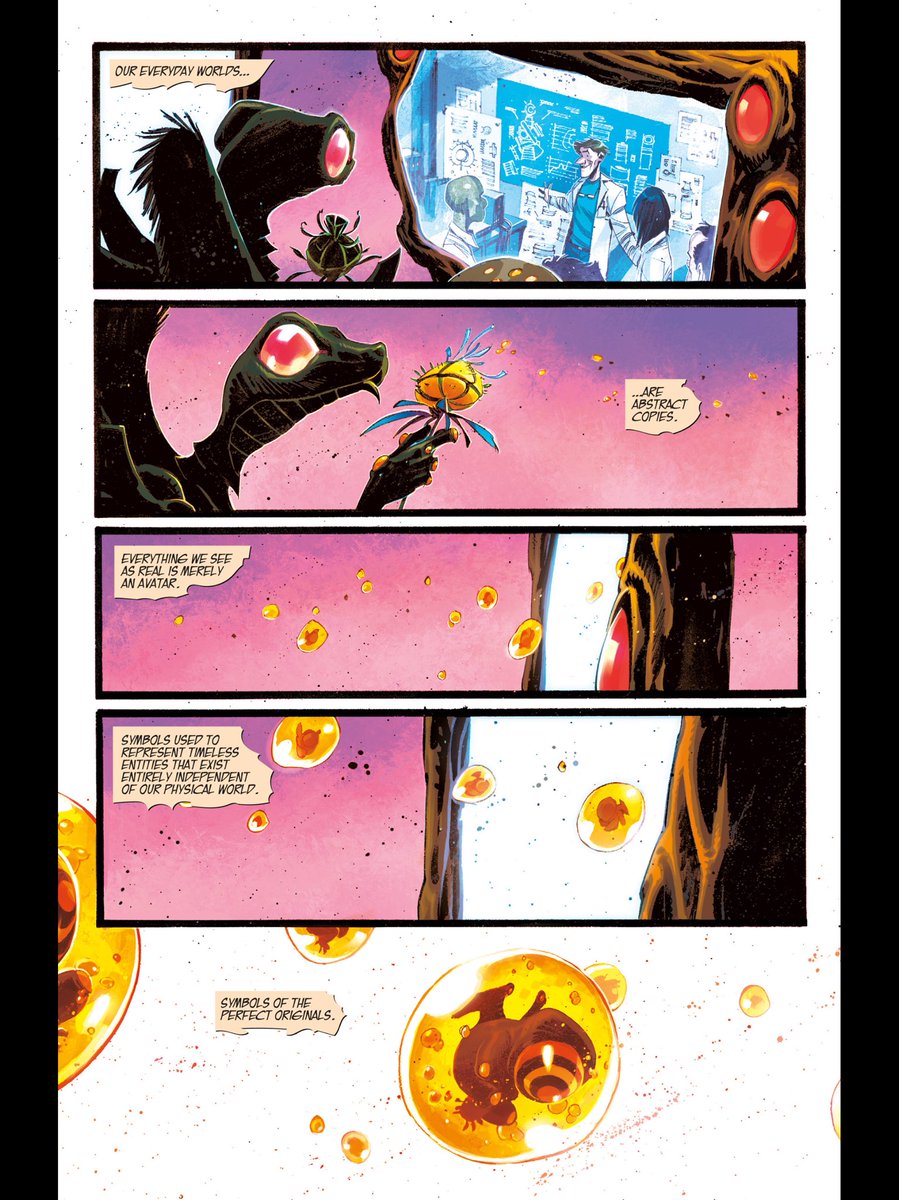 thomkrone's tweet photo. Already halway “Extinction is the Rule” ?!?
Didn’t even register starting a new volume...
I just want to be reading this book :)

#NowReading #BlackScience vol.7
by @Remender &amp; @ScaleraMatteo 
for #ComixResolutions 2020 https://t.co/NcTSq5fLtg
