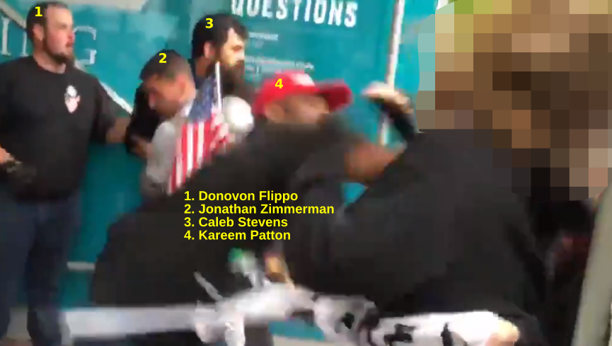 Kareem Patton, a violent bigot who has declared his allegiance to "Team Nazi" along with Patriot Prayer neo-Nazis Ian Kramer (aka Ragnar Redbeard) and Allen Pucket ( https://twitter.com/RoseCityAntifa/status/1280204115528671232), also intends to be there.