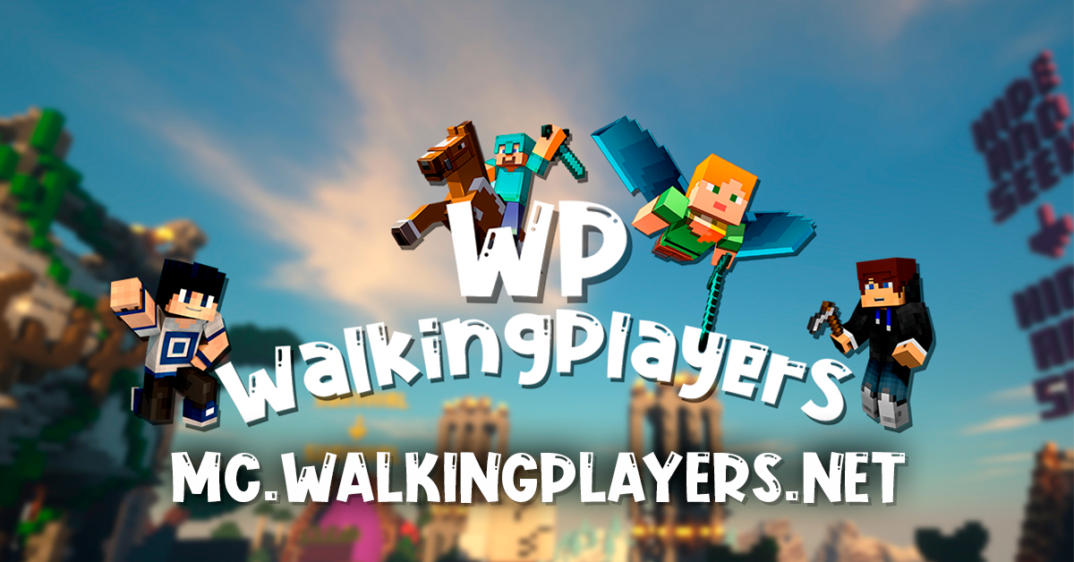 Únete a esta travesía que lleva más de 10 años escribiéndose.

Conoce nuevos amigos increíbles, de todas partes del mundo y diviértete en una comunidad sana y solidaria.

Servidor no premium 1.8 a 1.16.1
🔗IP: mc.walkingplayers.net 
🔗Discord: discord.gg/XAVzJpw