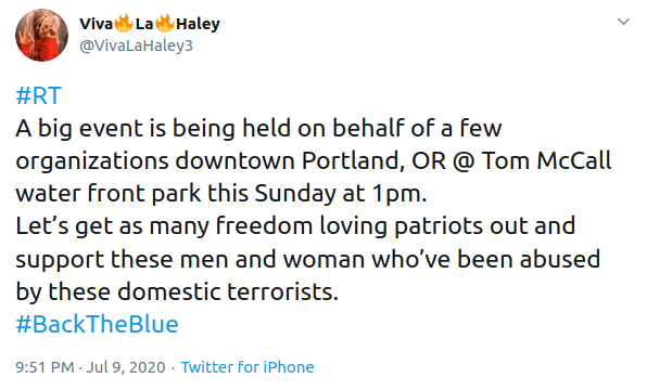 A number of well known racists, white nationalists, & violent bigots have signaled their intent to participate in Post's rally. Patriot Prayer grifter Haley "White Pride" Adams is one of them.  https://www.rawstory.com/2018/11/damn-straight-support-white-pride-far-right-organizer-haley-adams-embraces-white-nationalism-exclusive-interview/  https://twitter.com/RoseCityAntifa/status/1224887618090889221