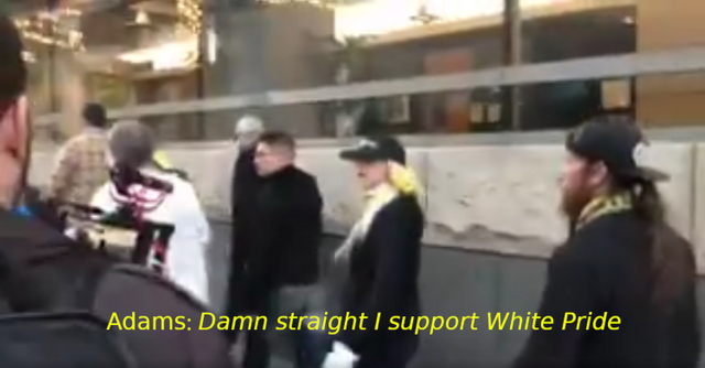 A number of well known racists, white nationalists, & violent bigots have signaled their intent to participate in Post's rally. Patriot Prayer grifter Haley "White Pride" Adams is one of them.  https://www.rawstory.com/2018/11/damn-straight-support-white-pride-far-right-organizer-haley-adams-embraces-white-nationalism-exclusive-interview/  https://twitter.com/RoseCityAntifa/status/1224887618090889221