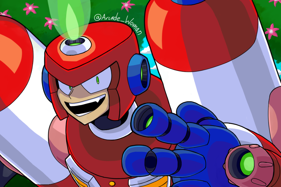PACHYON_'s tweet photo. Burner Man from Mega Man &amp; Bass, just cause he's cool #MegaMan #MegaManAndBass #BurnerMan https://t.co/H3FyTR2qhM