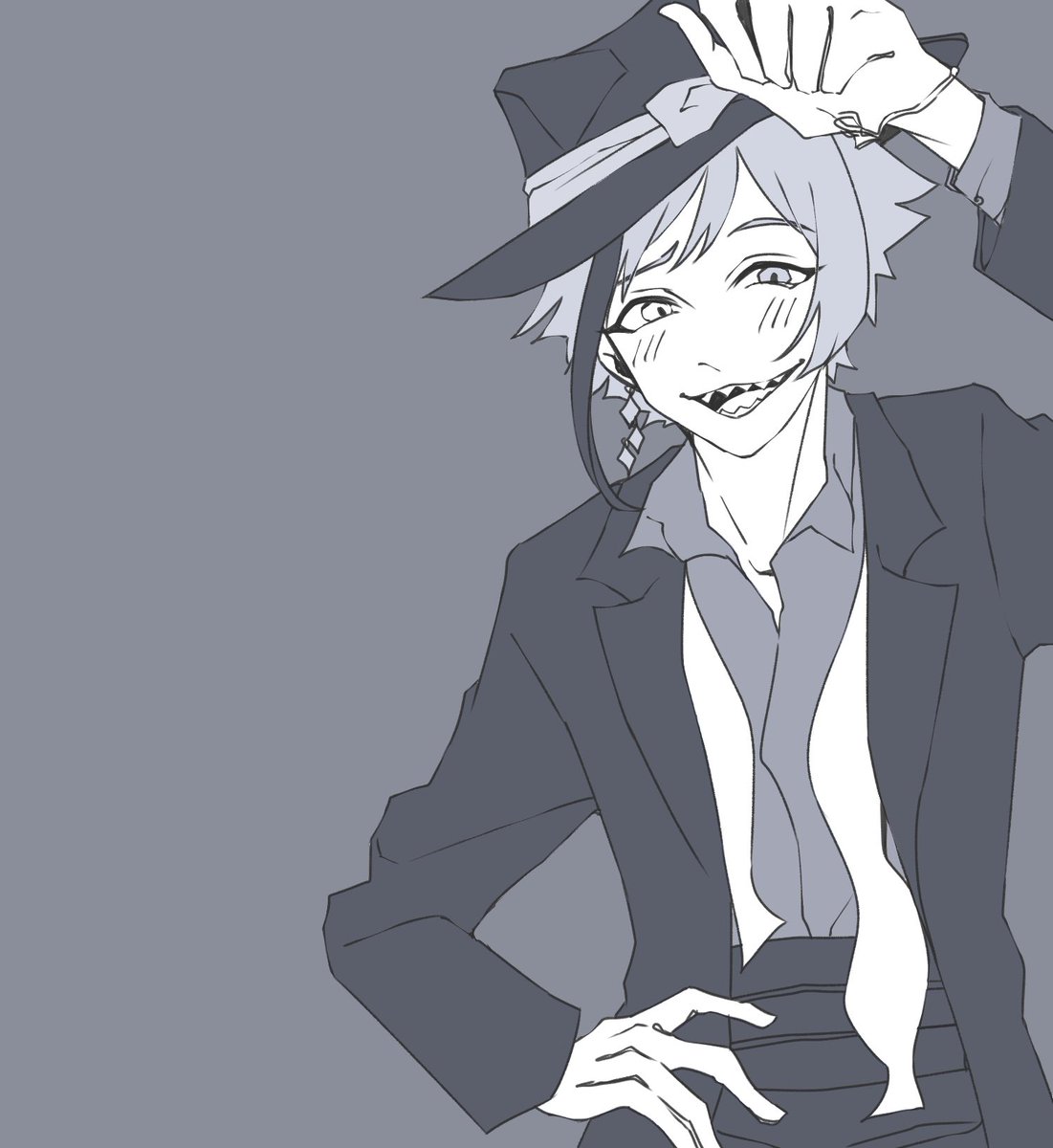 いいねした人のイラストをリメイクするタグ ありがとうございました 浅利のイラスト