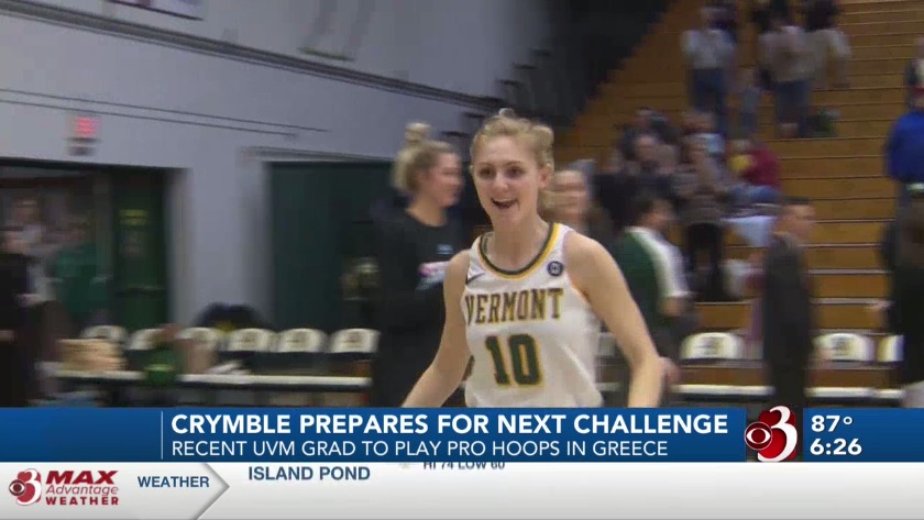 Her college career in the books, former <a href="/UVMwbb/">UVM Women's Basketball</a> star <a href="/HannaCrymble/">Hanna Crymble</a> looks toward her next challenge in the pro ranks 🇺🇸➡️🇬🇷:
wcax.com/content/sports…