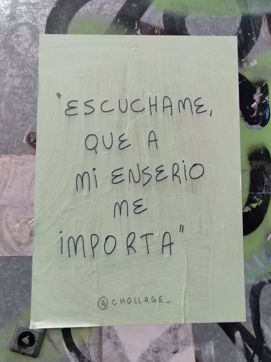 amiibares's tweet photo. "Escuchame que a mi enserio me importa"
#meimporta #escribircura #escribir #expresa #hablar #transmitir https://t.co/F0VPkQofu5