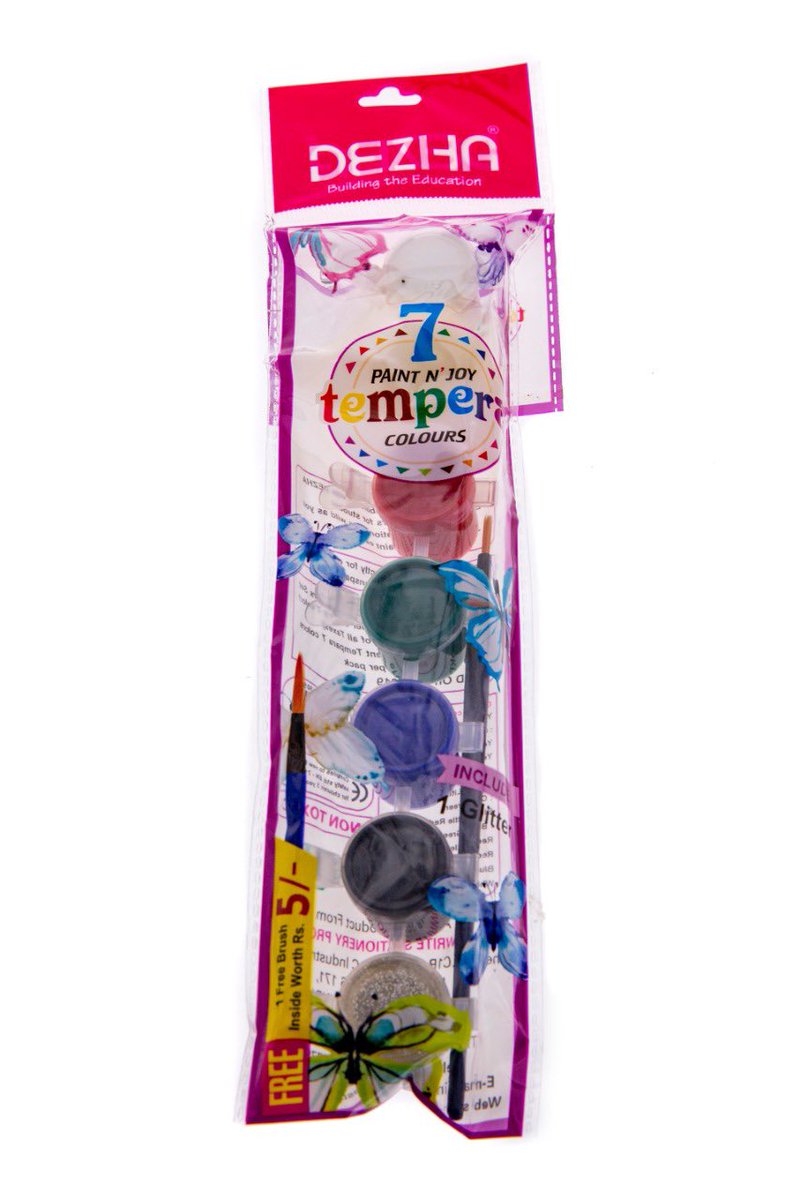 jignesh_devani's tweet image. Dezha Tempera Colors  7 / 6 Shades