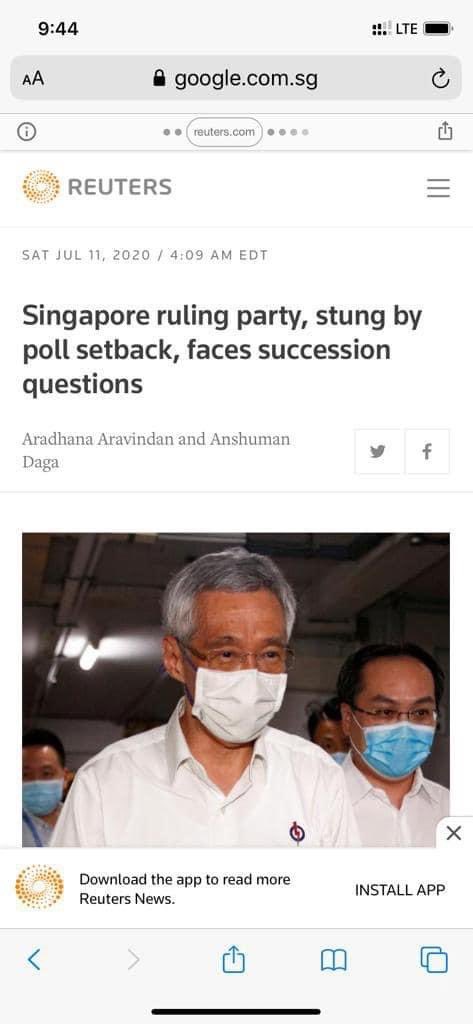 The last photo is our Straits Times. Do you see the Journalistic integrity that is involved. For BBC,Reuters, CNBC and Bloomberg, It said as it is with facts laid down, not intending to protect any narrative set by . This is why we’re 158/180 on the World Press Freedom index.