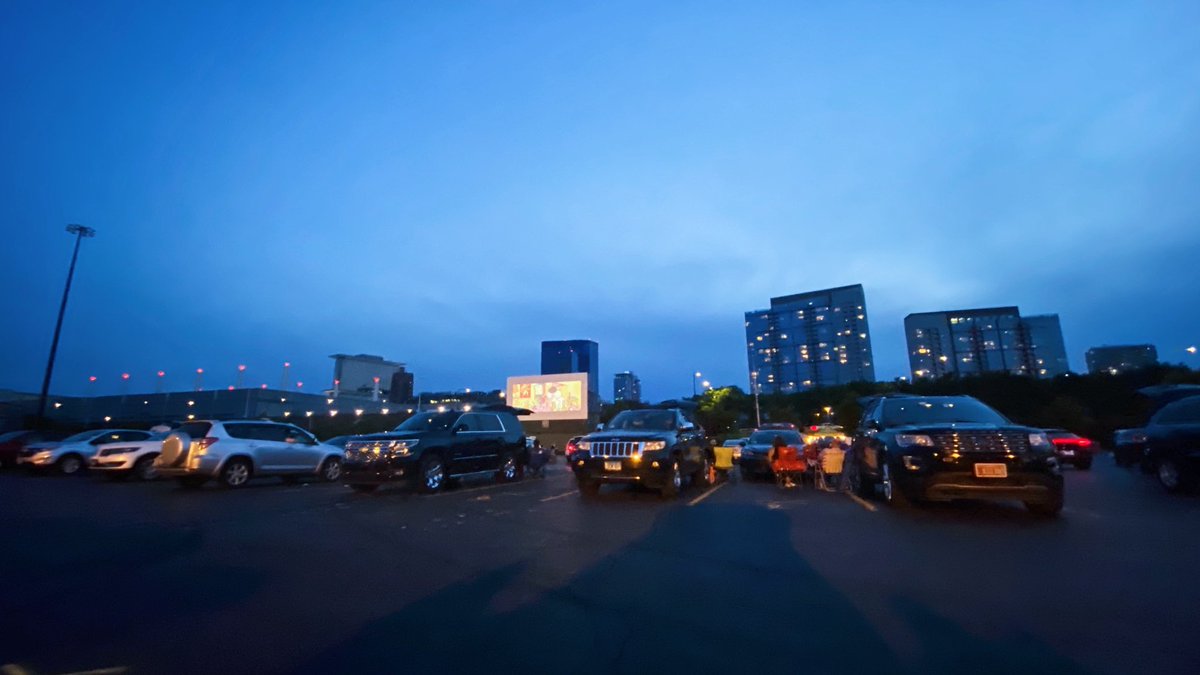 A great social distant night w/ <a href="/chi_together/">CHI-Together: Drive-in Movies & Music</a> &amp; <a href="/FoodDepository/">Chicago’s Food Bank</a>  
#Grease #chisummer