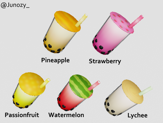 Juno On Twitter My Mouth Is Watering For The Pineapple One Which Roblox Boba Tea Is Calling Your Name Robloxugc - twitter roblox tea