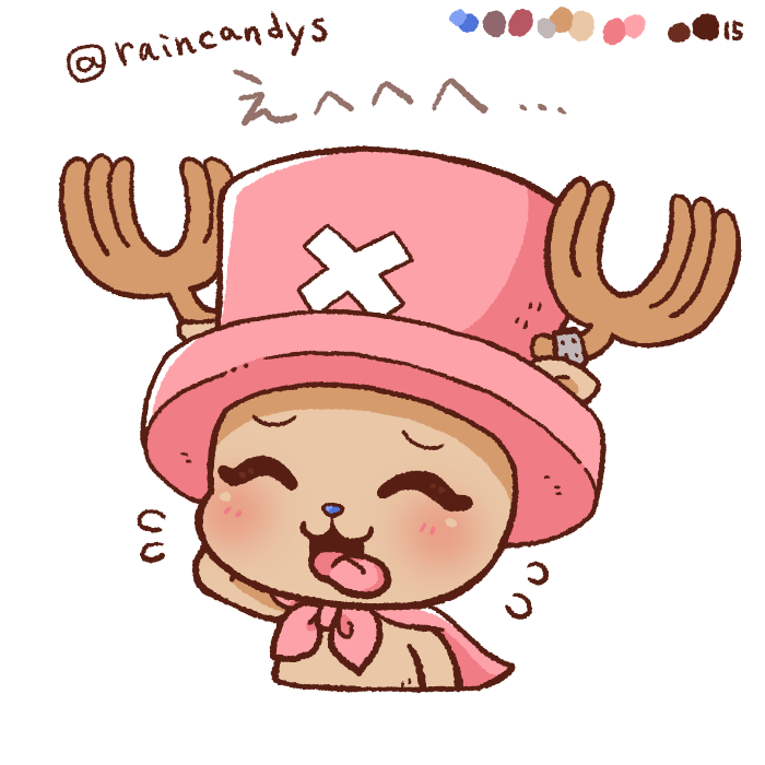 #LINEスタンプ #ONEPIECE チョッパーマン進捗
思いついたやつをサクサク描いていく 