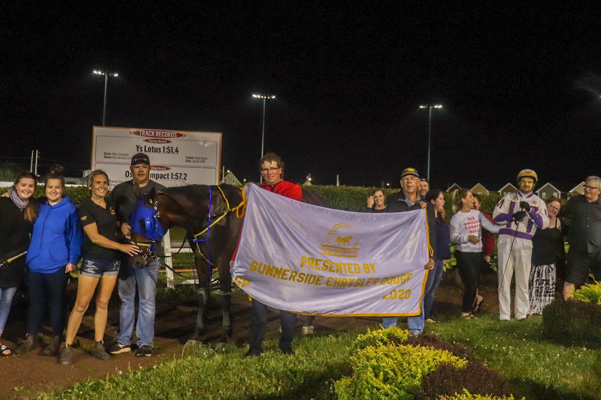 Red_Shores's tweet photo. Bugsy Maguire wins the 52nd Governor's Plate, presented by Summerside Chrysler Dodge, with driver Brodie MacPhee in 1:54.1. Congratulations to all connections! 🎉 #HarnessRacing #PEI https://t.co/W8pdiCfRjn
