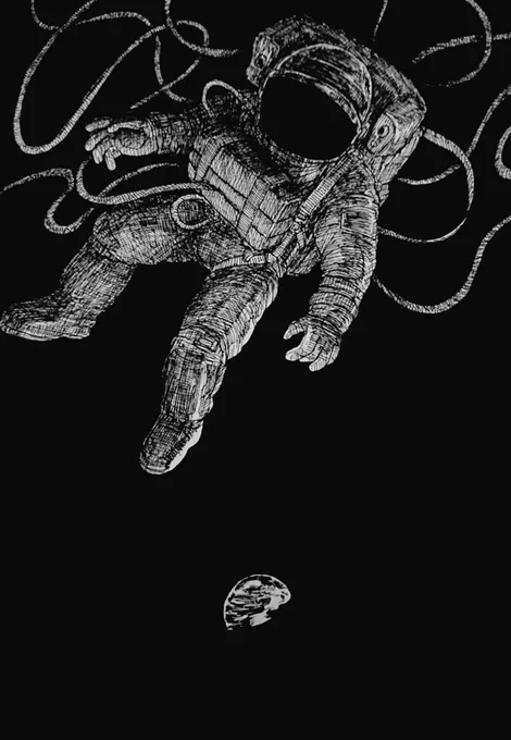 #エア重力祭
今回は新刊ないので宇宙飛行士イラストでタグ付け参加しますー 