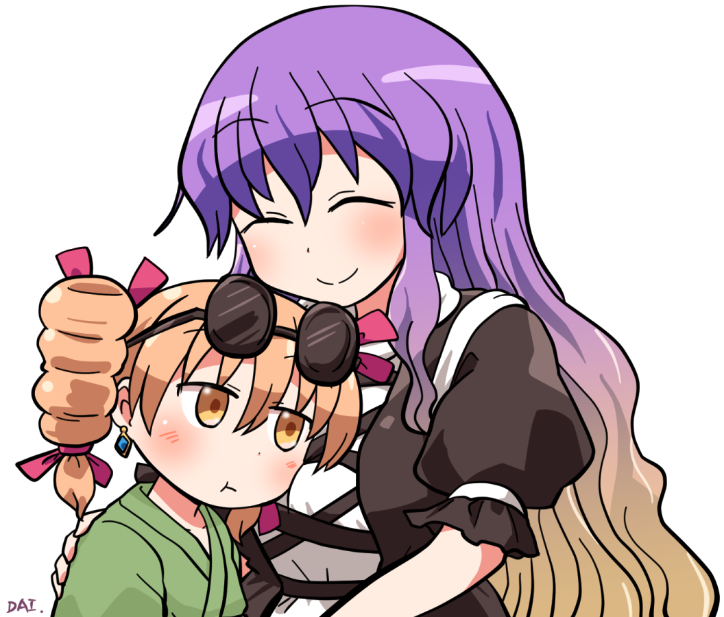 聖白蓮 ,依神女苑 「ひじじょおん☺️? #おは東方 」|六合ダイスケ@春例大祭う12bのイラスト