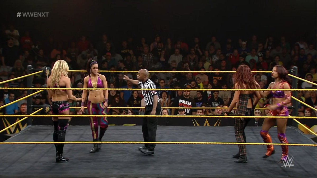 WWE NXT: November 6, 2014Bayley & Charlotte vs Becky Lynch & Sasha Banks