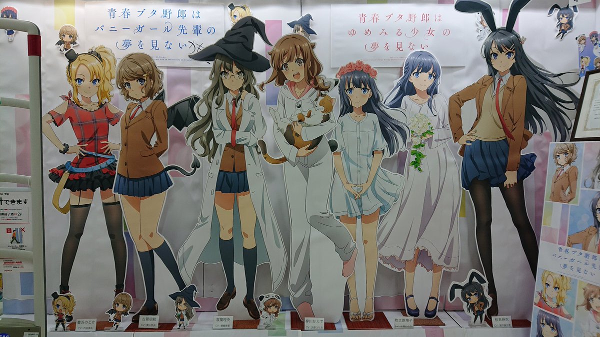 わにわに 藤沢たん がキッカケで興味を持ったアニメ 青ブタ そのヒロイン達の卒業式の今日 会いに来ることができました やっぱり寂しさはあるけど 僕がビックカメラ藤沢店に行きたいと思った理由の一つだったし 青ブタとの出会いに感謝です