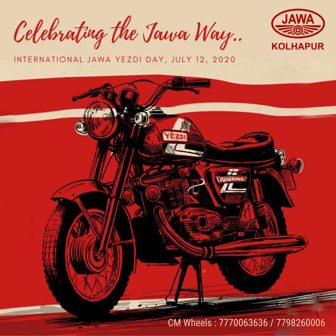 International Jawa Yezdi Day is observed on the second Sunday of July Every Year.
Team Jawa Motorcycles Kolhapur, Celebrates it the Jawa Way.
.
.
.
.

#internationaljawayezdiday #jawaday2020 #ijyd2020 #kommuniti #motorcyclediaries #virtualmeet #jawalife #jawamotorcycles #justjawa