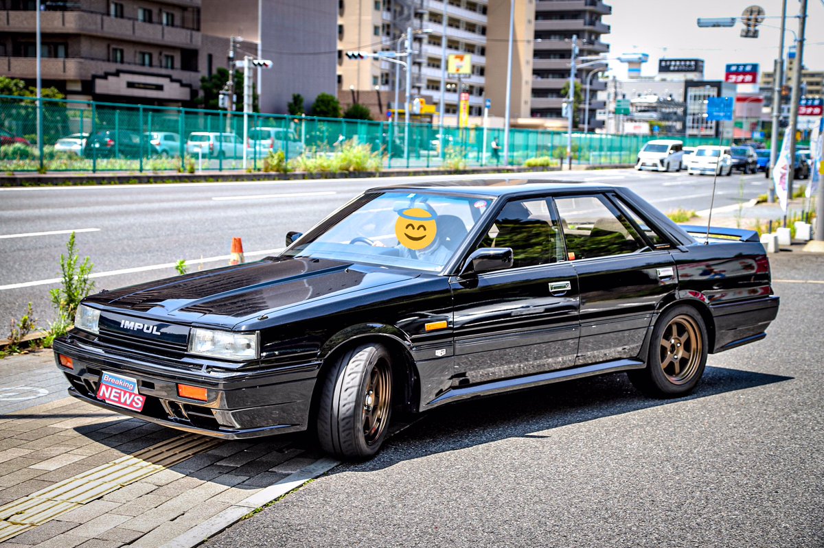 19bmw5i Na Tviteru 1986 日産スカイライン4ドアh T Gtパサージュ R31 大好きなr31 前期4ドア なんと認定中古車を再商品化した限定車インパルr31 Rでした