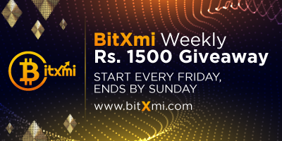 bitxmicrypto's tweet photo. Today INR 1500 (USDT) weekly giveaways end midnight today!!RS 500 to 3 lucky winners.

Steps:
https://t.co/DAxh7ByeZi
Follow:
@bitxmicrypto
@sunnyjain110

RT 3 friends!!

Join us today &amp; be a winner!! 

Team BitXmi

#Crypto #CryptoGiveaway #CryptoNews #investing #IndiaWantsCrypto https://t.co/k8d6hRa1yK