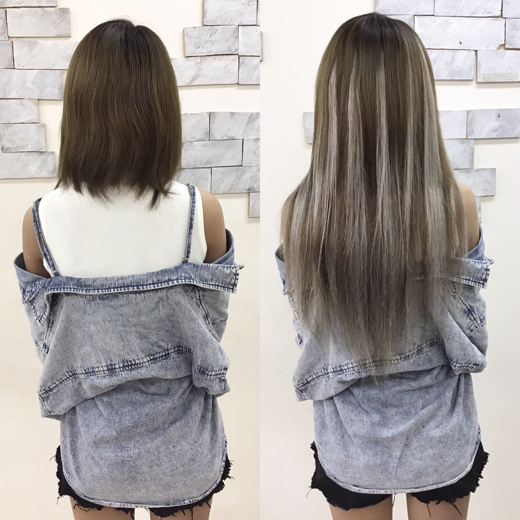 エクステ グレー ギャル Hair Grande Seeek | ギャル系、メッシュ、ハイライトも得意