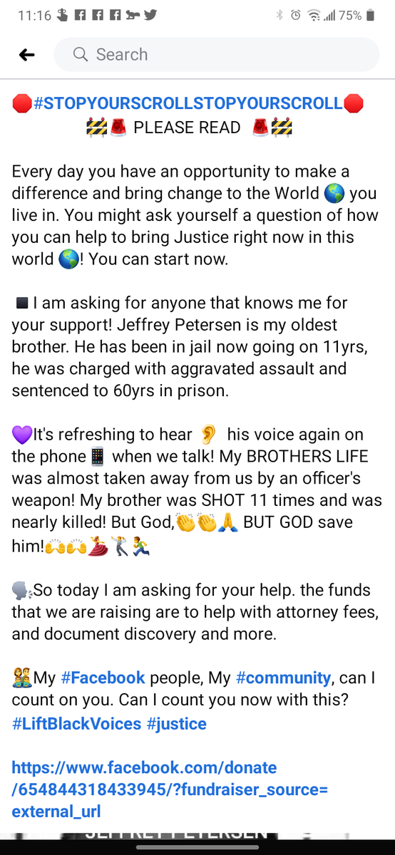 jawanagoodwin's tweet photo. #justice for #jeffreypetersen #BLM 
#hope #fundraising
https://t.co/h4jAnTNdEj https://t.co/8AdNiiL3Nj