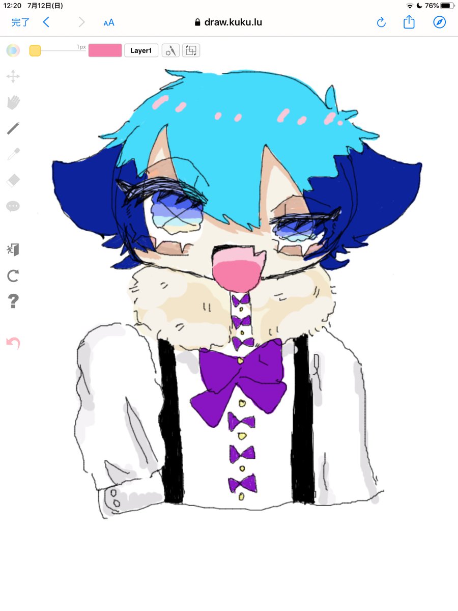 絵チャ 俺ん家の子 悲惨死のイラスト