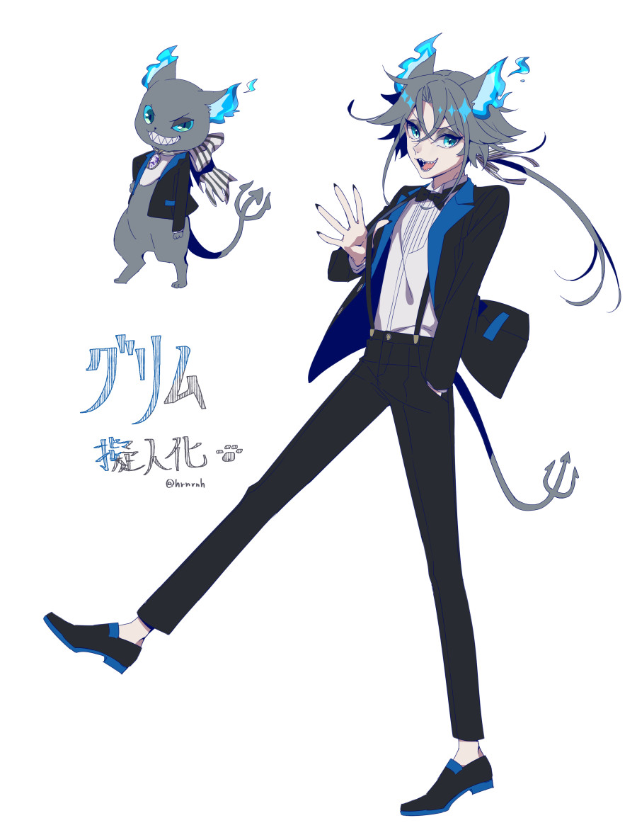 グリム様の魅力をわからせてやる って聞いて浮かんだ 擬人化してます はるなのイラスト