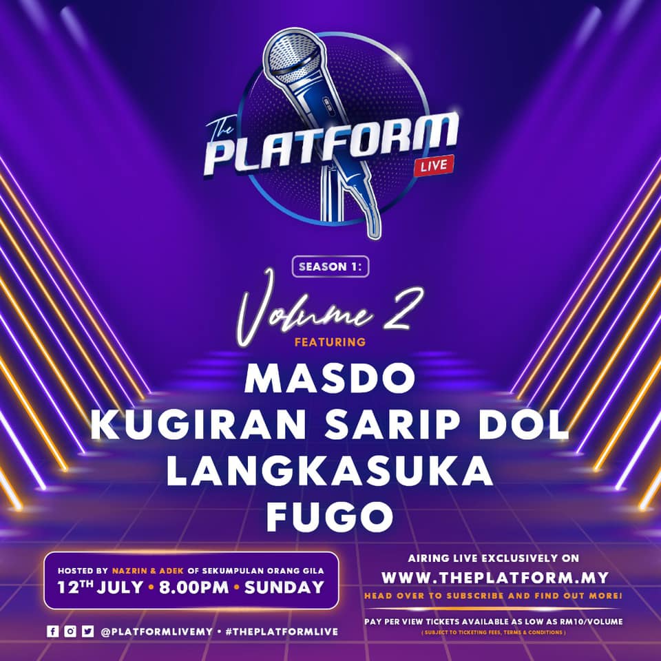 MuzikpediaM's tweet photo. Malam ni jangan pergi mana2 tau! teman kitorang tengok live event ni hehe
ada @KugiranMasdo @SaripDol_SKD @langkasuka_my & @fugomy tau!
xdtg kena cubit!😤
📝12 July
⏰ 8 PM
🔊: https://t.co/JdQmTLvceb
#MuzikiniMalaysia #sapotlokal #supportyourlocalmusic #live #gig https://t.co/s7EhxXOtX7