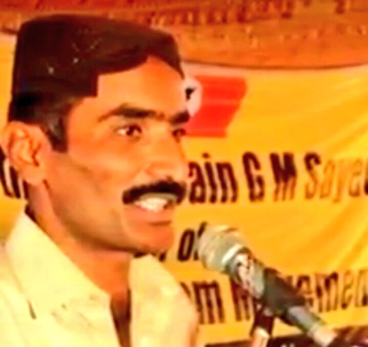 jaam_faheem's tweet photo. JSMM Leader Nawab Mahar is abducted by LEA's from New Saeedabad, Sindh.
We appeal @UN @UNHumanRights @antonioguterres @amnestysasia @amnesty to take serious notice of enforced disappearance and save the life of Nawab Mahar.
#SafeReleaseNawabMahar https://t.co/41NvTi1JE5 https://t.co/h8T2SYEVz0