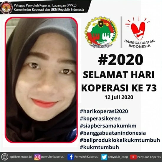 Dina66283693's tweet photo. Selamat Hari Koperasi Ke-73
#koperasiindonesia
#koperasikeren
#koperasimaju
#koperasijaya
#ppklsumut
#ppklkab. Langkat https://t.co/FKv4oSp00n