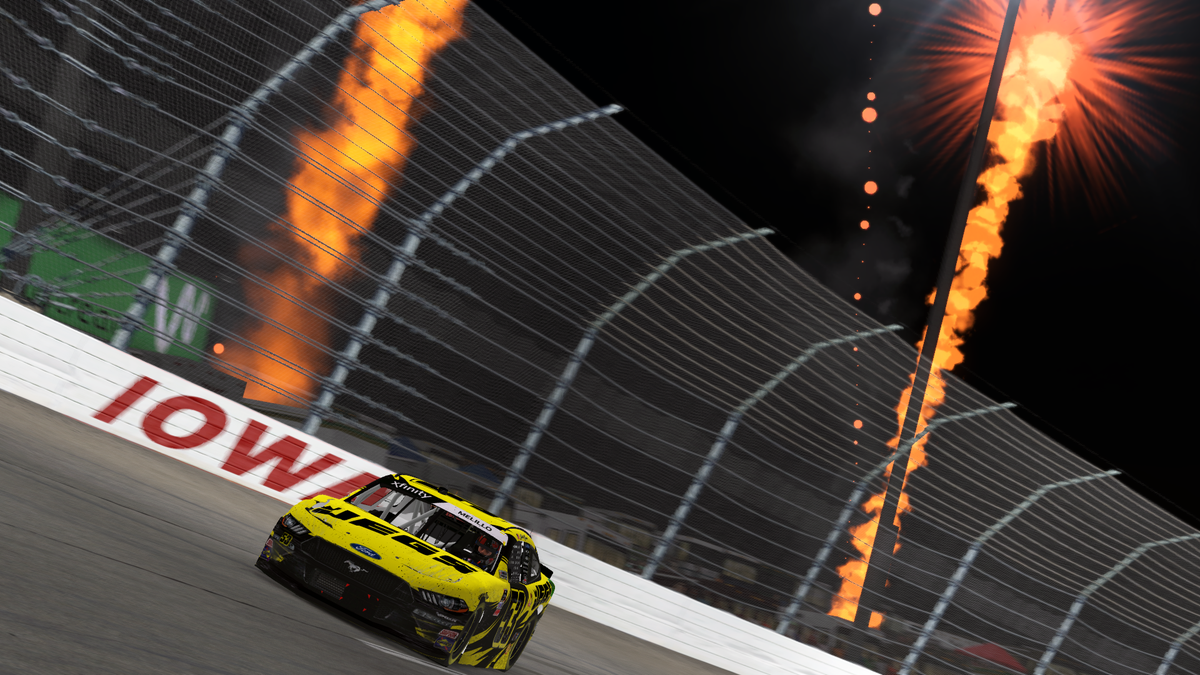 justinmelillo's tweet photo. The win goes to @caine_cook in the @FTFRacingLeague event, the "Iowa is NOT a Short Track 150" at the short track called Iowa Speedway.
Congrats Caine! Great race all!
P32 for me, 2 laps down. Honestly better than I figured it would be.
#fgns @ iowa https://t.co/x8FfIII6Xu