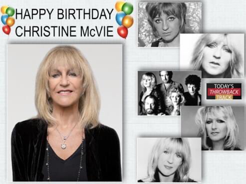 Happy 77th Birthday to Fleetwood Mac\s, Christine McVie.  07/12/43  