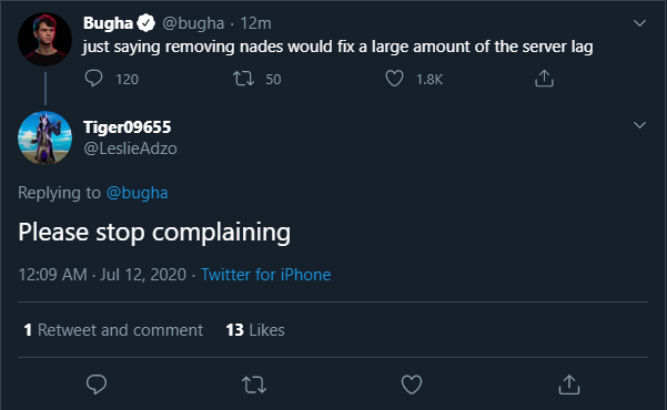 itsJerian's tweet photo. Fortnite community stays on top https://t.co/oDUsPNLzJj